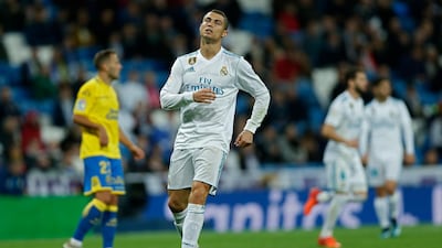 Cristiano Ronaldo has not been among the goals in the Primera Liga this season. Francisco Seco / AP Photo