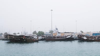 It's another hazy weekend, but conditions at sea will be calm. Victor Besa / The National