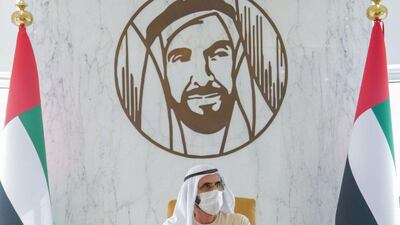 Sheikh Mohammed bin Rashid was briefed on the government’s plans to bring pupils back to classrooms from next week. Sheikh Mohammed bin Rashid / Twitter