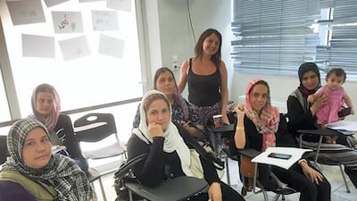 The drop-in refugee centre in Ellinikon in Athens, Greece, which author Christy Lefteri used as the inspiration for her novel. Courtesy Christy Lefteri