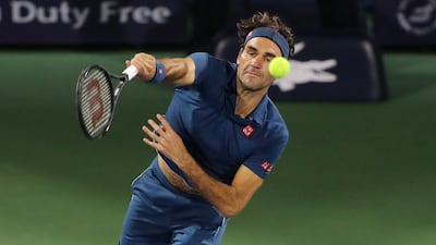 Roger Federer in action. Reuters