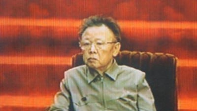 Kim Jong Il participates in the 12th Supreme People's Assembly in Pyongyang in this frame grab taken from footage released by KRT yesterday