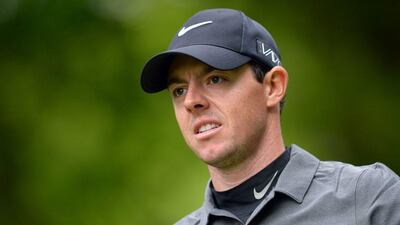 Rory McIlroy is battling to be fit for the start of the US PGA Championship next week. Glyn Kirk / AFP
