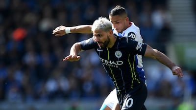 Striker: Sergio Aguero (Manchester City) – Not many score hat-tricks against Arsenal and Chelsea in eight days or get at least 28 goals for the seventh time in eight seasons. Shaun Botterill / Getty Images