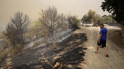 Most roads leading to the affected areas have been blocked by flames. EPA