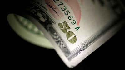 The dollar index is down more than 13.5 per cent since the start of 2017, and 3.5 per cent this month alone, reaching its lowest level in three years. Thomas White/Reuters