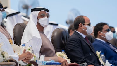 Sheikh Mohamed said he was 'pleased to witness this milestone'.