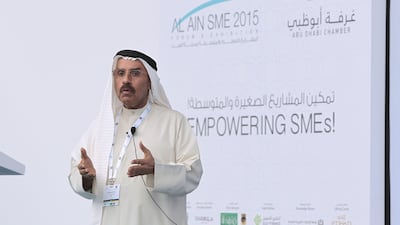 Mohammed Al Fahim, the chairman of Al Fahim Family Council, said the country’s older, established businesses should make a special effort to support struggling indigenous start-ups. Jeffrey E Biteng / The National
