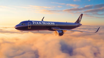 The Four Seasons Private Jet Experience is a custom-designed Airbus A321 featuring 48 luxury seats. Photo: Four Seasons Hotels and Resorts