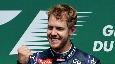 Sebastian Vettel raced to his first Formula One Grand Prix win in North America. Stan Honda / AFP