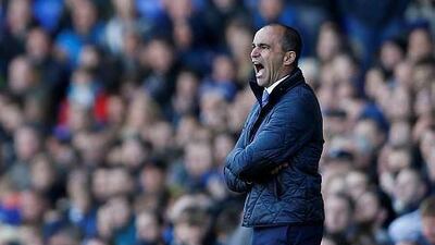 Roberto Martinez is under increasing pressure at Everton after a season that has fallen well short of expectation. Carl Recine / Reuters