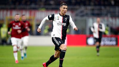 Juventus attacker Cristiano Ronaldo. AP