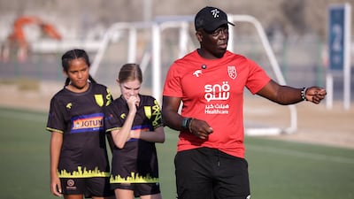 Seth Amoafo in Abu Dhabi