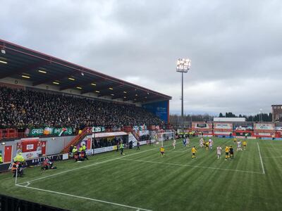 Celtic and Rangers always have a huge following for away matches. Andy Mitten