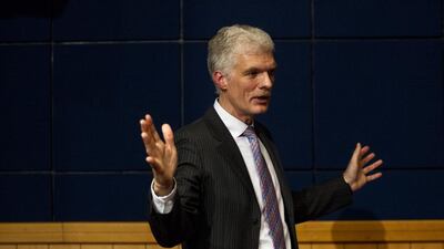 Andreas Schleicher, director of the OECD’s directorate of education and skills, says it is still ‘too early’ to see the results of the UAE’s education reforms. Christopher Pike / The National