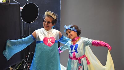 Al-Jama as AJ-Force and Latifa as ButterFly
