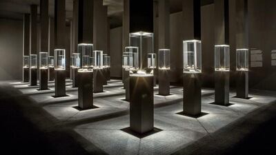 Abdullah Al Saadi's long-planned project Naked Sweet Potatoes at Manarat Al Saadiyat. Courtesy Emirati Expressions