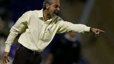 Jorvan Vieira guided Kalba to their first win of the season against Al Ain in the Garden City on Sunday night. AFP