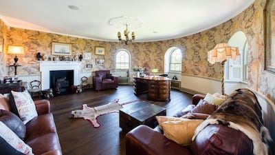 The castle features French oak flooring throughout. Savills