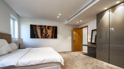 The villa comes with six bedrooms