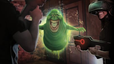Ghostbusters: Dimension is a hyper-reality experience that is available for punters to in Dubai. Courtesy The Void