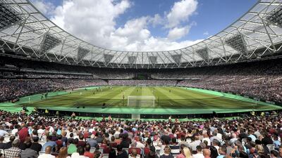 West Ham United - London Stadium since the summer of 2016. Getty Images