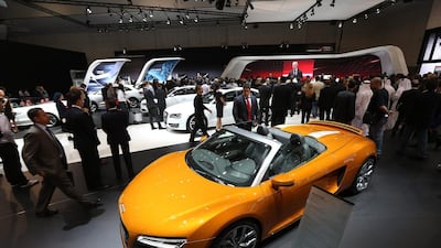 Audi R8 on display. Pawan Singh / The National