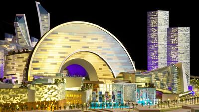 An artist's rendering of the planned Mall of the World. Courtesy Dubai Holding