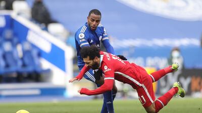 Ricardo Pereira - 6: The Portuguese had his hands full with Salah but made a number of telling interceptions. He did well in a role that is not his best position. AFP