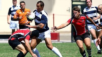 Carlos Spencer played at the 2013 Sharjah 10s for a charity side. Which was about standard, really, seeing as fellow All Blacks great Christian Cullen had also played at the Wanderers three years previously.