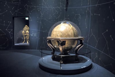 'Globes: Visions of the World' is one of the first temporary exhibitions at Louvre Abu Dhabi. Reem Mohammed / The National