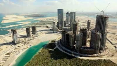 Al Reem island has lost more than half of its mangrove cover since building began in 2005.