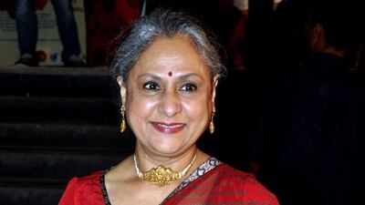 Indian Bollywood actress Jaya Bachchan attends the premier of the Hindi film “Chittagong” directed by Bedabrata Pain in Mumbai on October 3, 2012. AFP PHOTO/STR