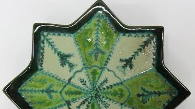 Ceramic star by South African artist Hendrik Stroebel. Courtesy Showcase Gallery