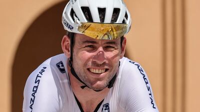 Astana Qazaqstan Team's British rider Mark Cavendish before the start. AFP