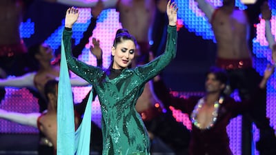 Kareena Kapoor performs during the 2014 International Indian Film Academy (IIFA) Awards in Tampa, Florida. AFP
