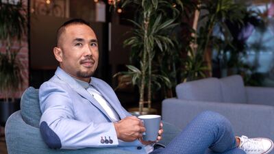 Bernard Lee, CEO and co-founder, GlassQube Coworking, a workspace operator in the UAE, has waived his salary since March 2020. Victor Besa /The National
