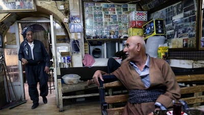 Though small and located on a sidestreet in the city’s covered market, the cafe is well-known in Arbil, the capital of Iraq’s autonomous Kurdish region. Safin Hamed / AFP