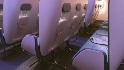 Seats shells in the Pure Skies Zone will have gap-free backs, to eliminate dirt traps. Courtesy PriestmanGoode