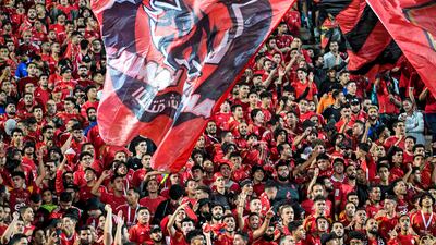 Al Ahly fans at Cairo International Stadium. AFP
