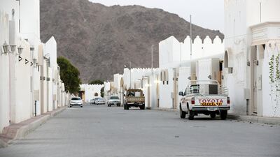A residential area in Wadi Al Helo. Around 170 families live in the old town - all from the Al Mazroui tribe. Chris Whiteoak / The National