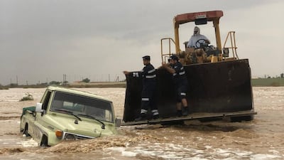 Abu Dhabi Police received dozens of calls for help. Abu Dhabi Police
