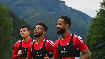 New UAE football manager Paulo Bento leads his first training session with the national team at a camp in Austria.