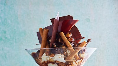 The Akon sundae at White Beach, Atlantis the Palm