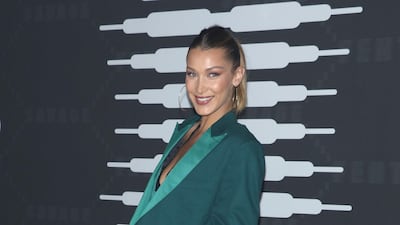 Bella Hadid attends the Savage x Fenty show during New York Fashion Week on September 10, 2019. AFP