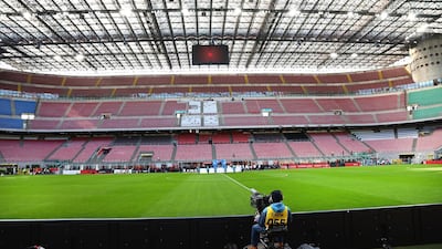 The historic San Siro Stadium is set to be redeveloped. Getty