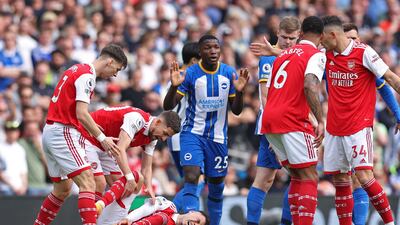 Moises Caicedo 8: Playing at trick-back again due to injuries but was excellent away from his midfield comfort zone. Arsenal’s January transfer target should have been booked, at least, for revenge tackle on Martinelli who had clobbered Mitoma minutes earlier. Reuters