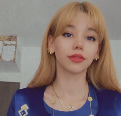 Design student Robina Aminian was shot in the head at a protest in Tehran. Photo: Hengaw