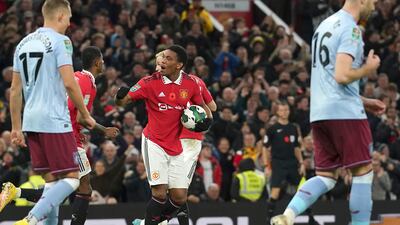 Anthony Martial – 6. Equalised 19 seconds after the restart following Villa’s opener. A very dull first half, but positive for him to be starting – and scoring - again. AP Photo