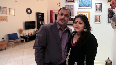 Anuroopa Mukherjee and her husband Kaushik own an apartment in Indirapuram, in the Delhi area, that they rent out. Ravindranath K / The National